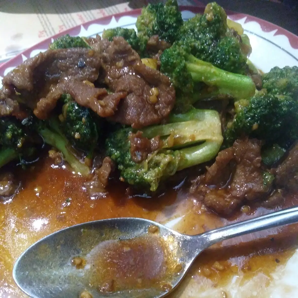 Beef & Broccoli, Happy Jack's Restaurant & Patio