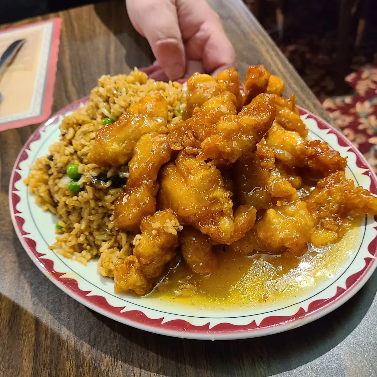 Lemon Chicken with Chicken Fried Rice, Happy Jack's Restaurant & Patio