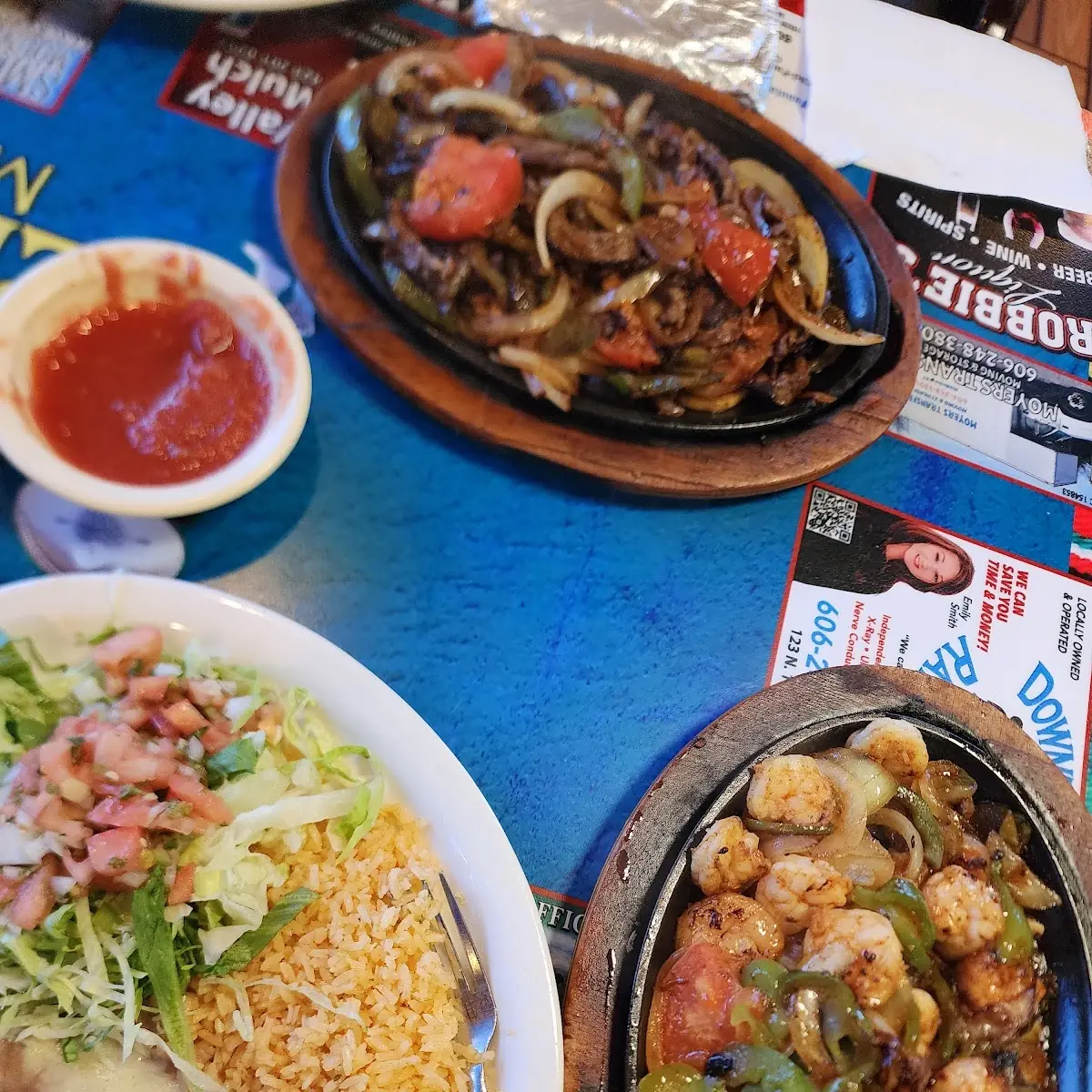 Steak and Shrimp Fajitas