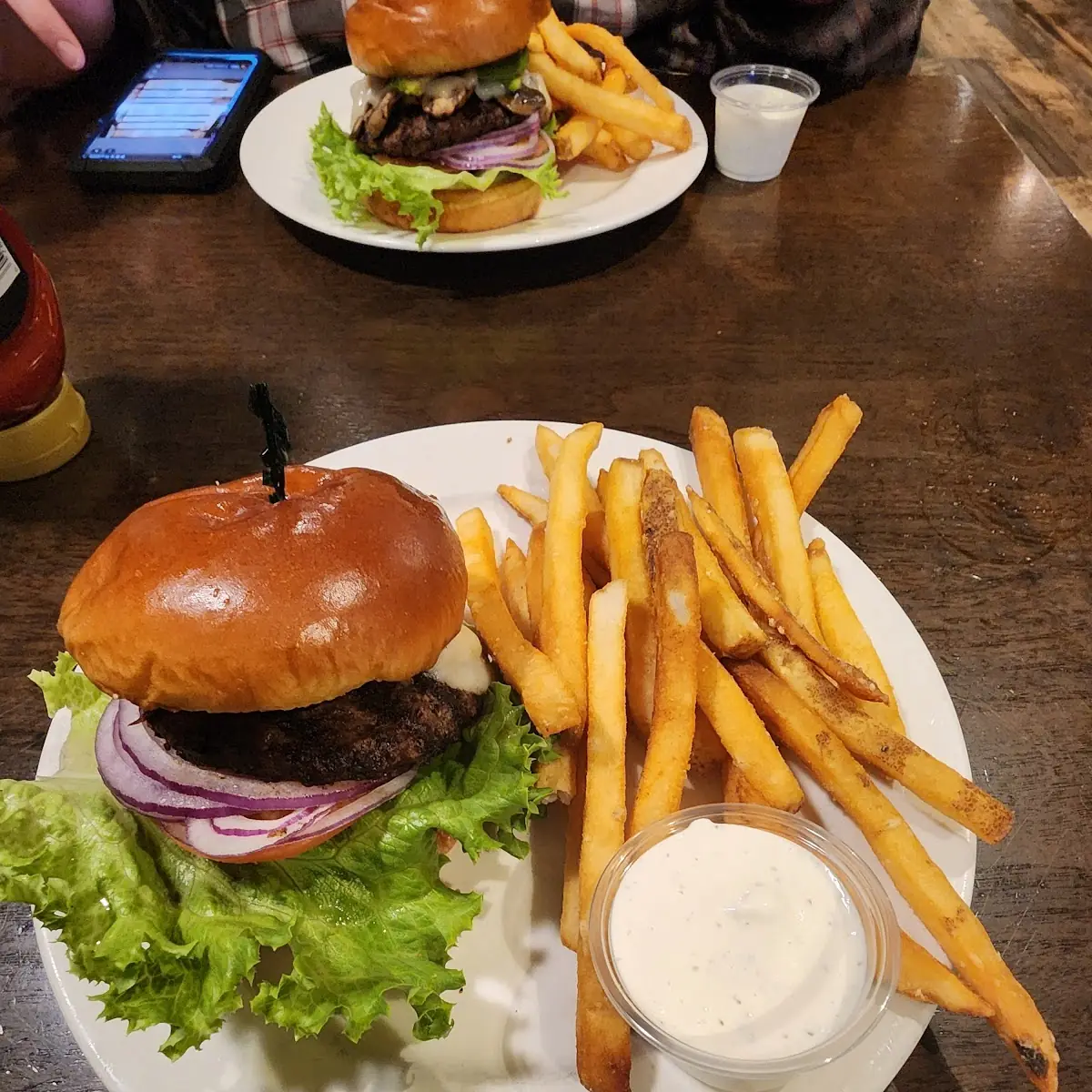 Mushroom Swiss Burger