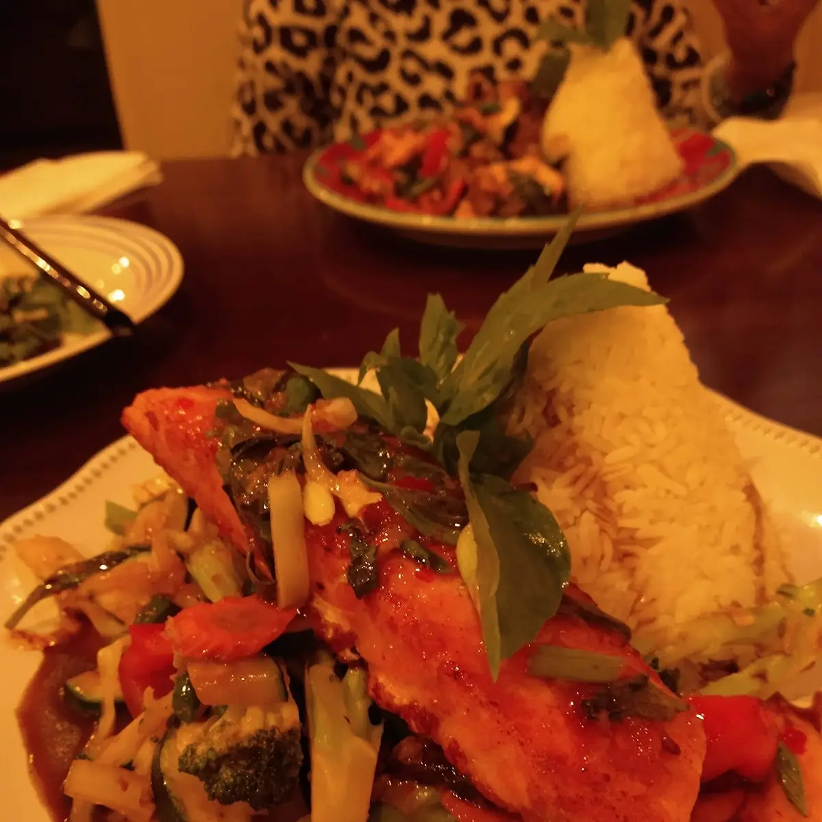 Salmon w Sweet Chili Sauce