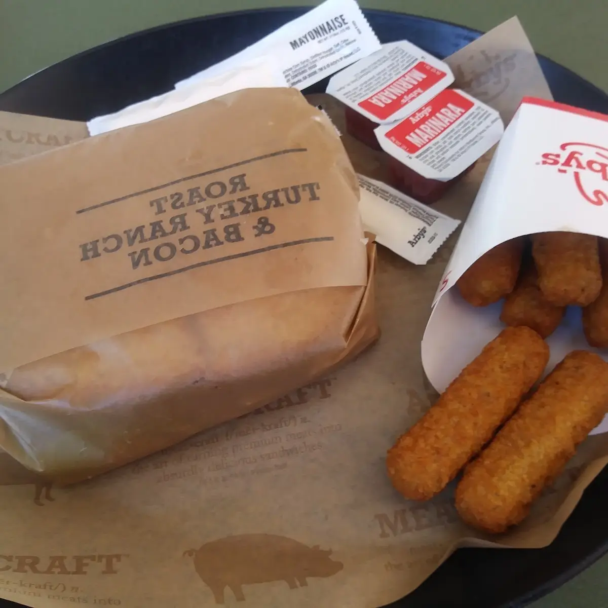Turkey Ranch Burger Combo