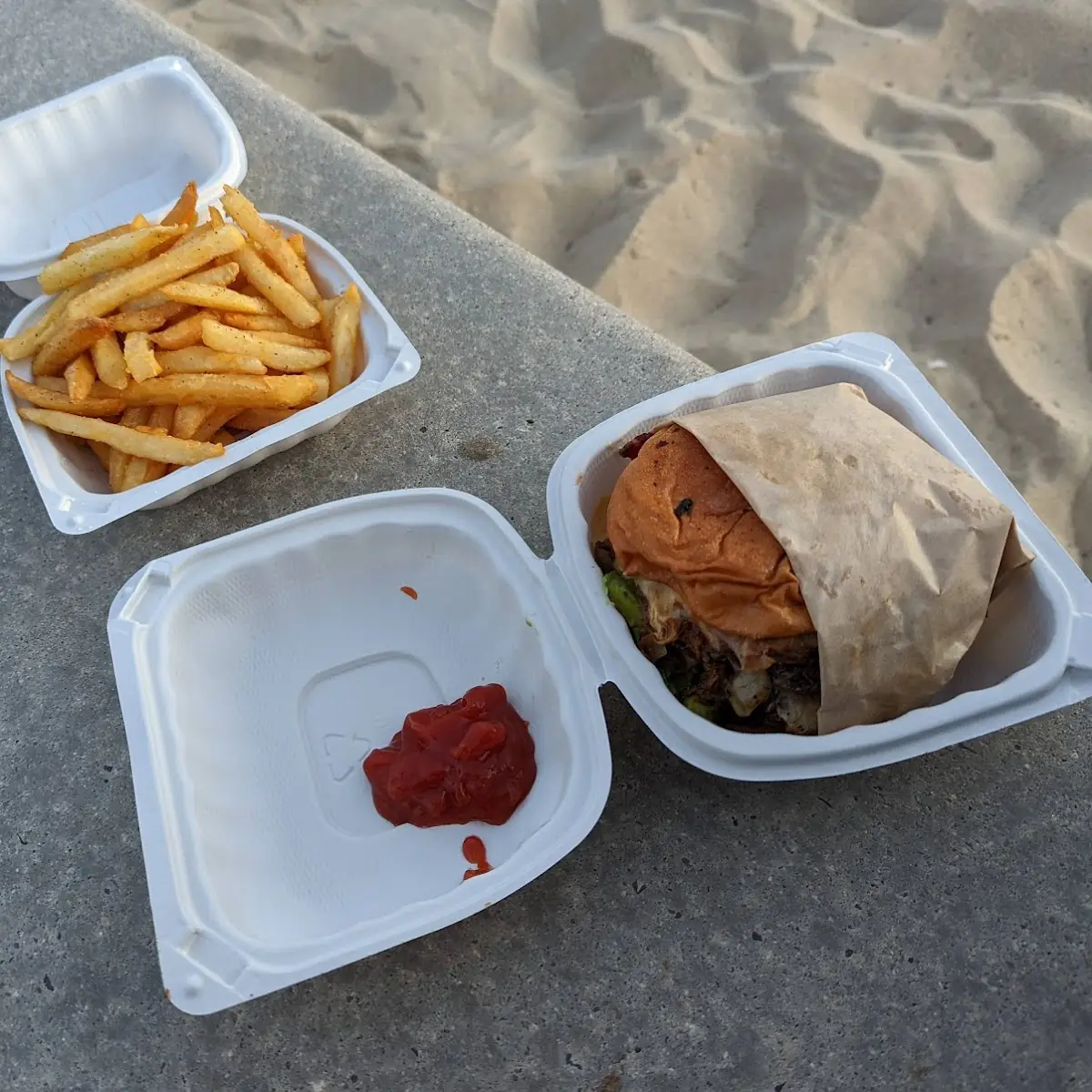 Mushroom Swiss Burger with Extra Meat