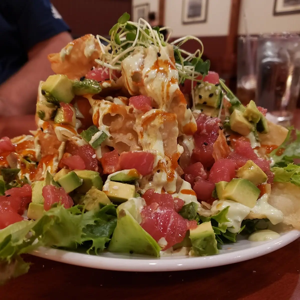 Ahi Poke Nachos