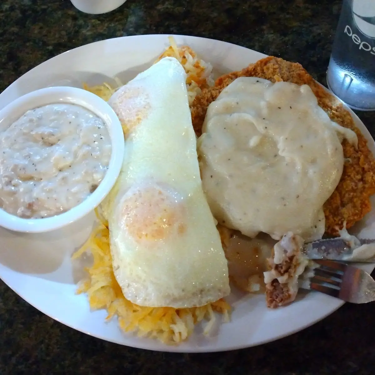 Chicken Fried Steak Breakfast