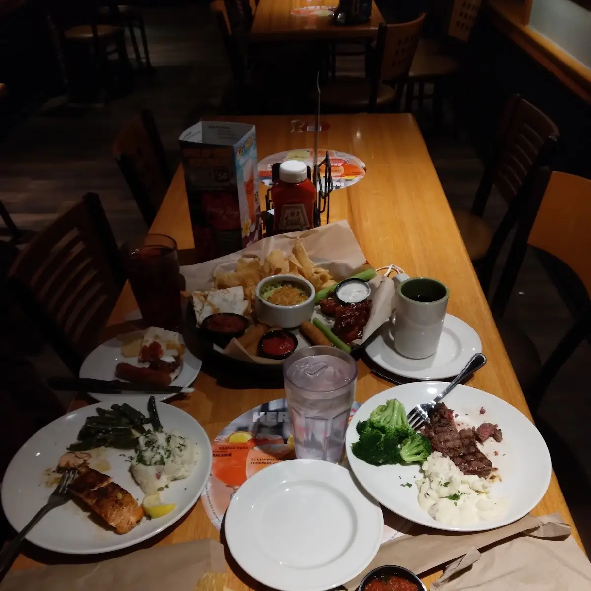 Sirloin Steak & Salmon