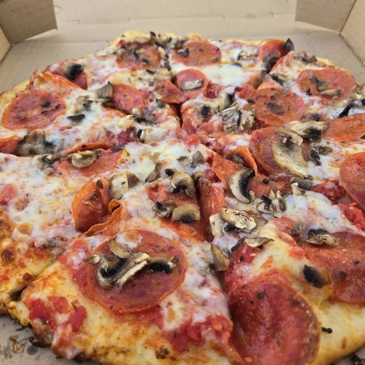 Peperoni Mushroom Pizza
