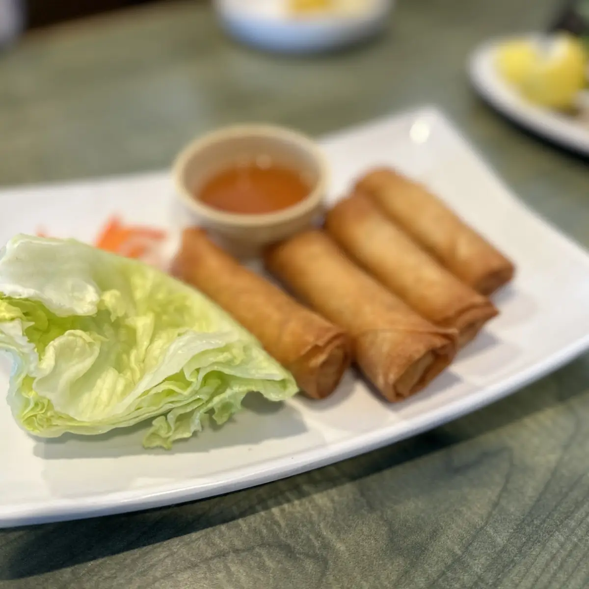 Shrimp Spring Roll with Peanut Sauce
