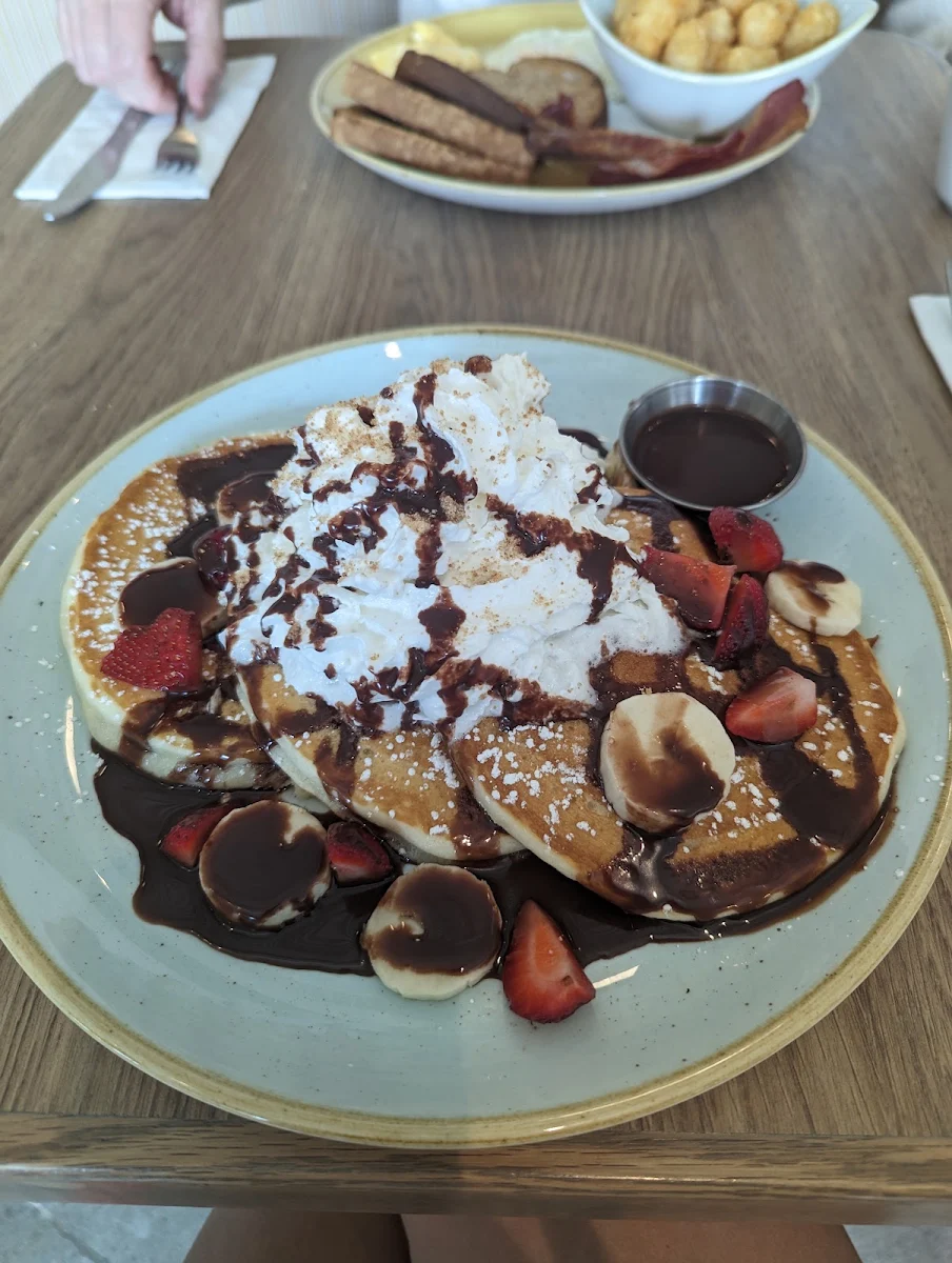 Strawberry & Banana Pancakes
