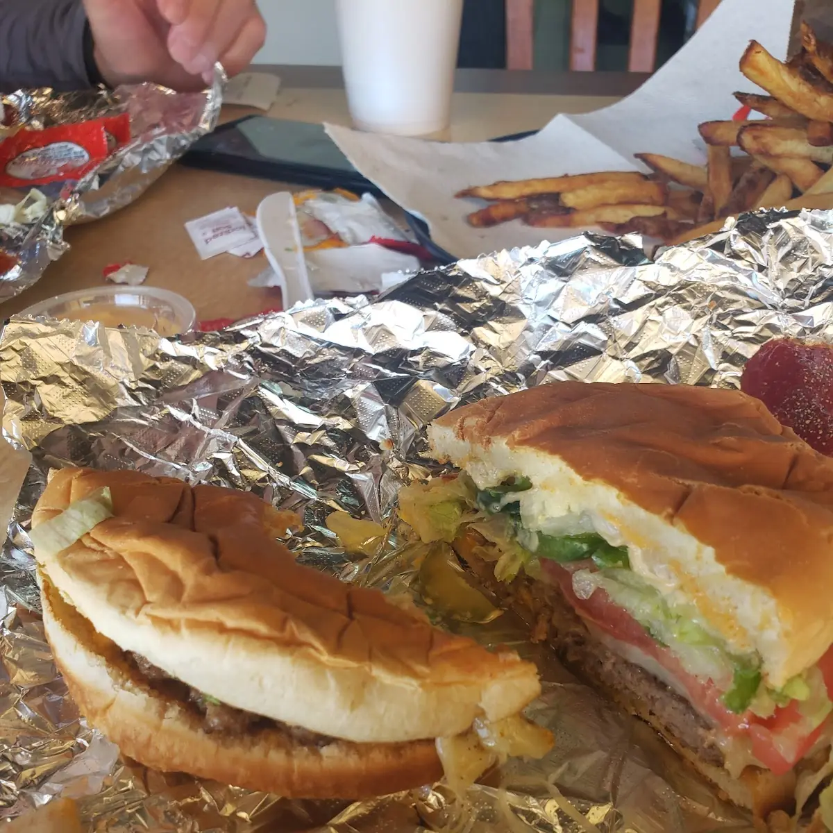 Double Bacon Cheeseburger w Pepper Jack and Jalapenos