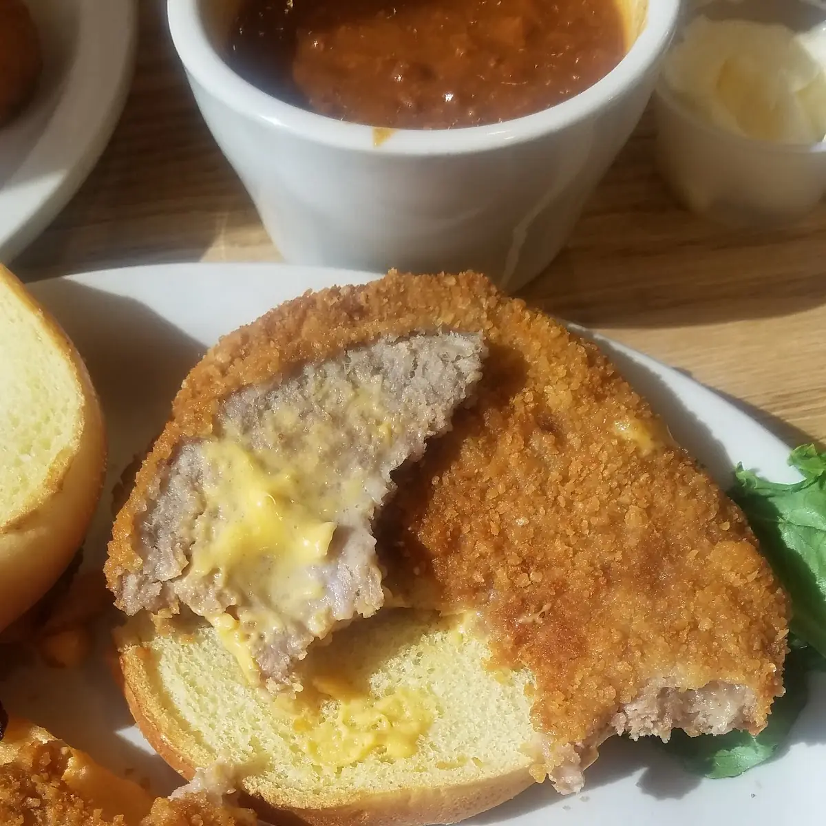 Fried Cheese Burger