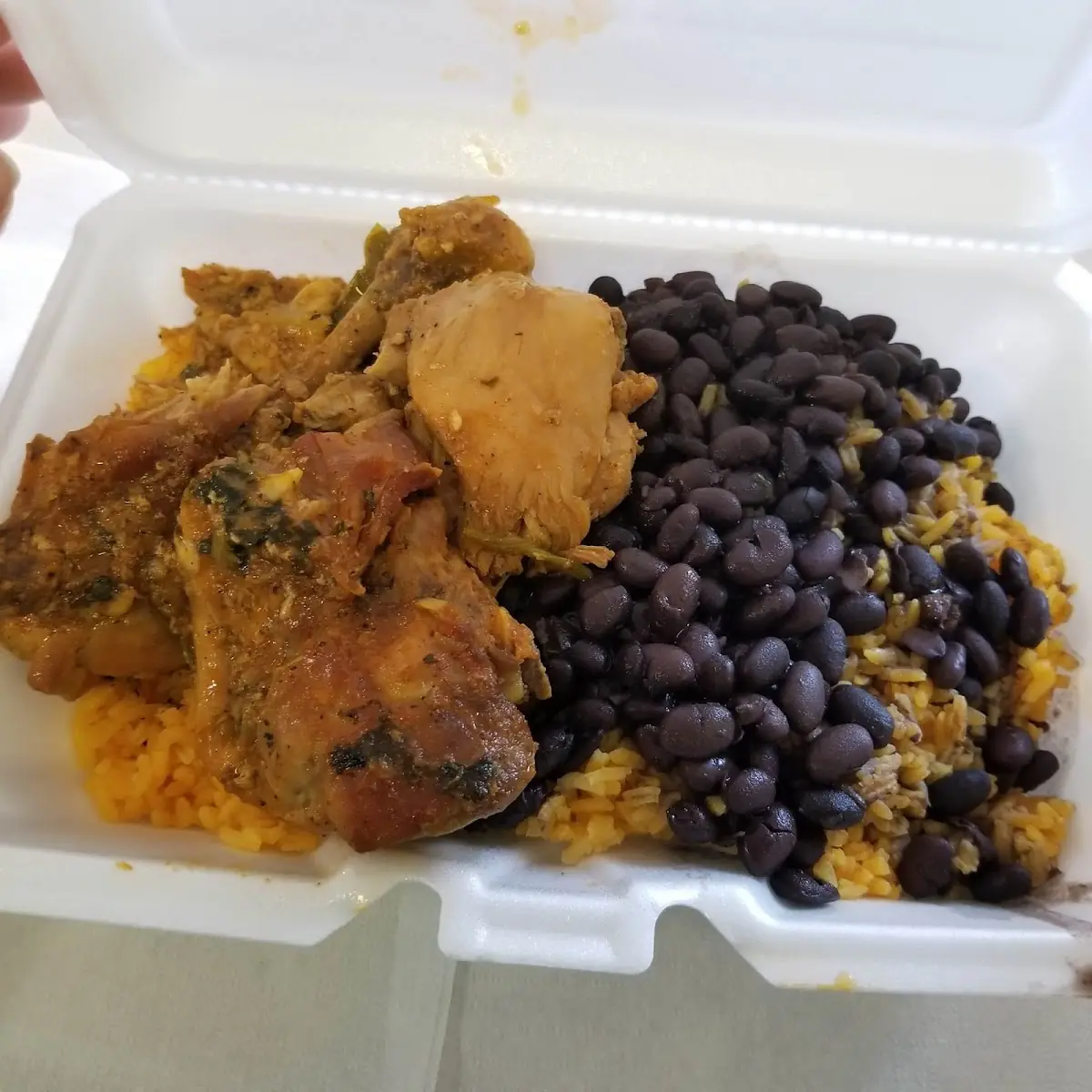 Chicken Rice and Black Beans