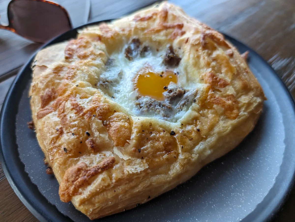 Sausage Egg and Cheese Nest