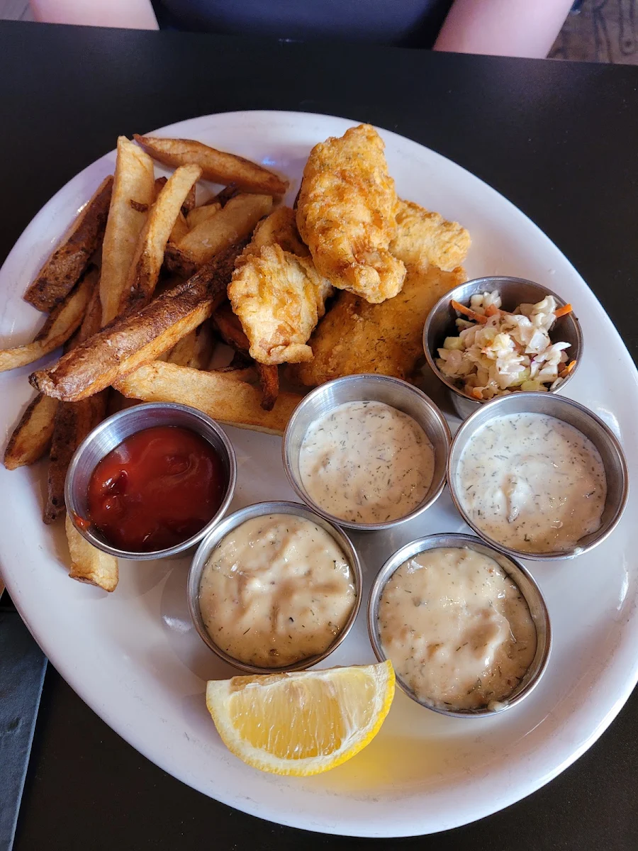 Fish and Chips Beer Battered & Deep Fried