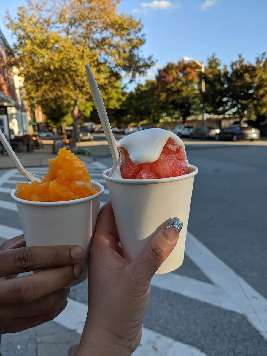 Egg Custard Snowball w Marshmallow