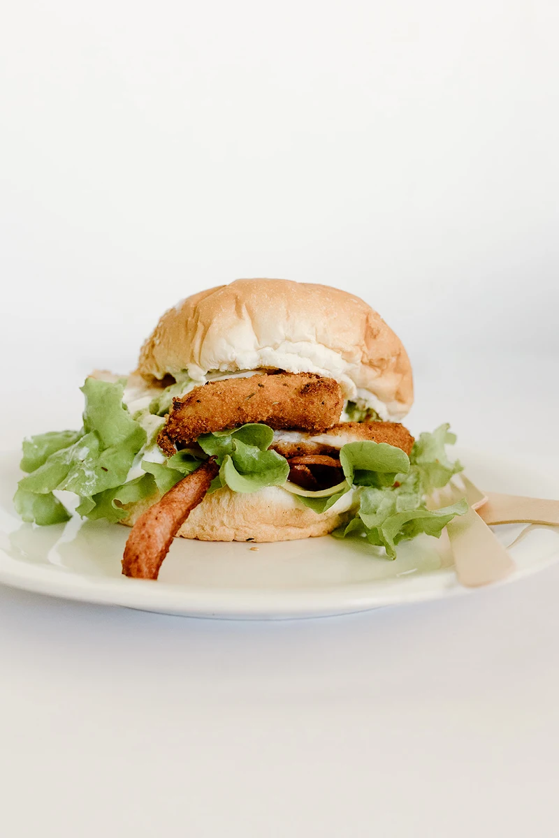 Chicken Schnitzel Burger, Old Mate's Burgers