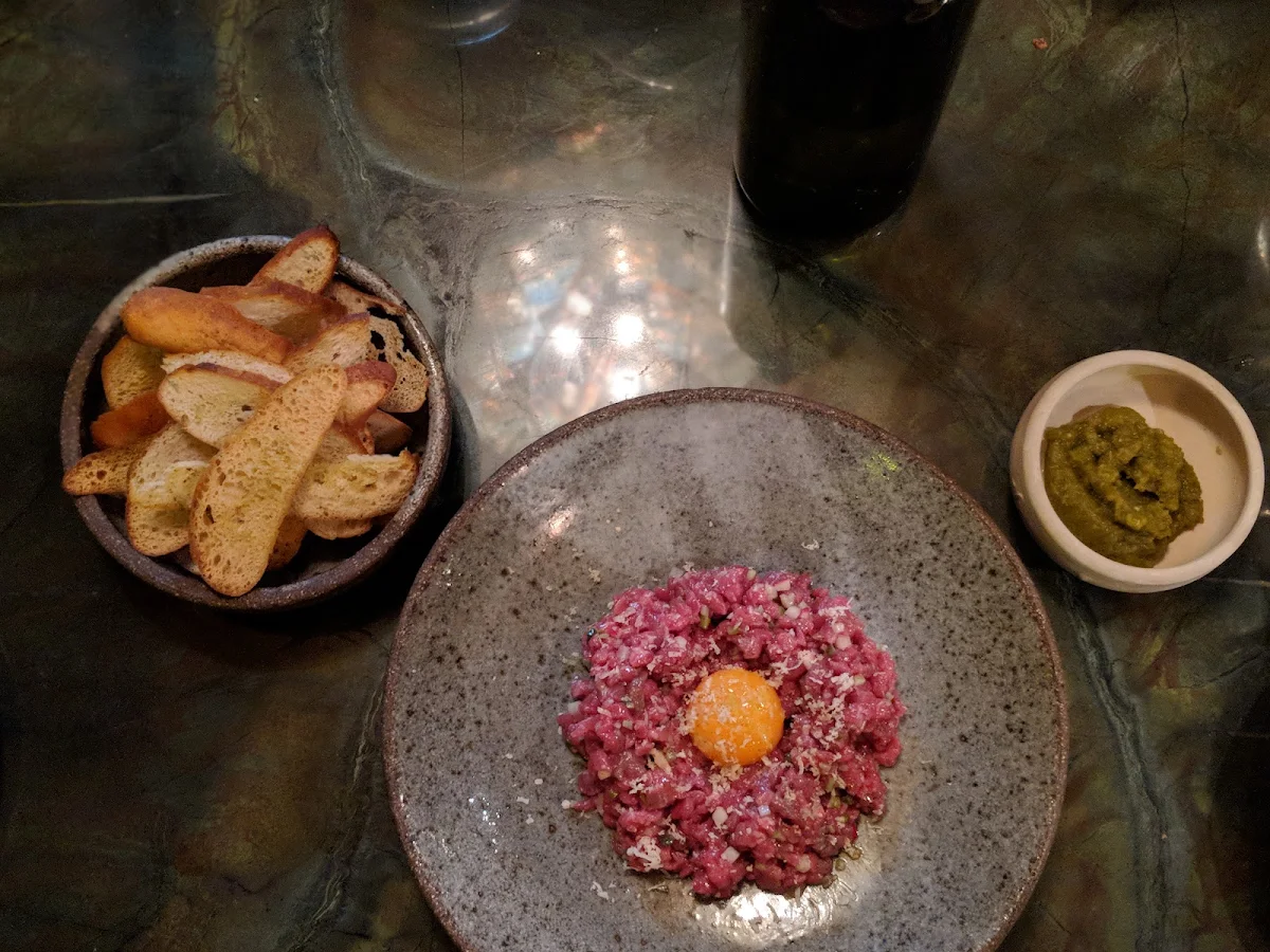 Crookwell Steak Tartare, Močan & Green Grout