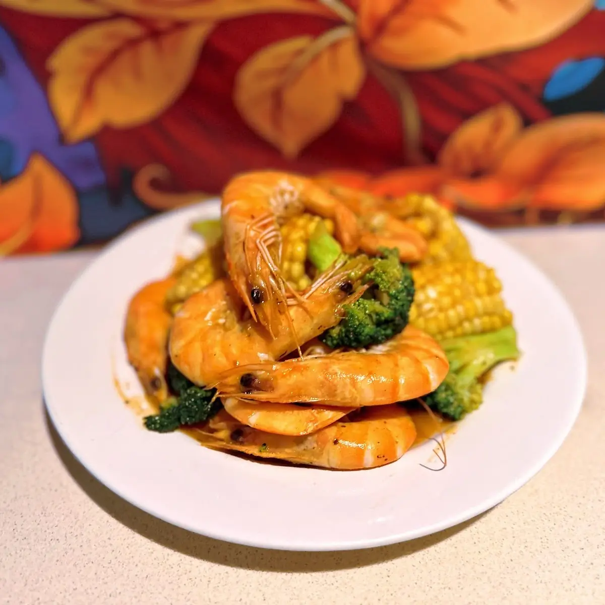 Boiled Shrimp w Cajun Sauce