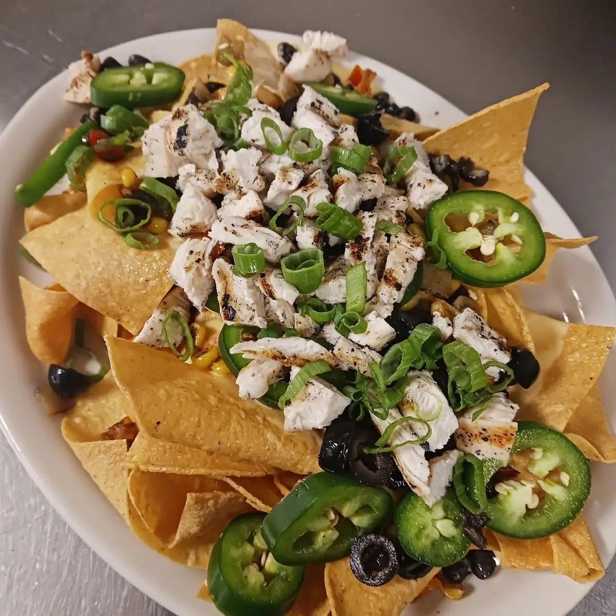 Grilled Chicken Nachos