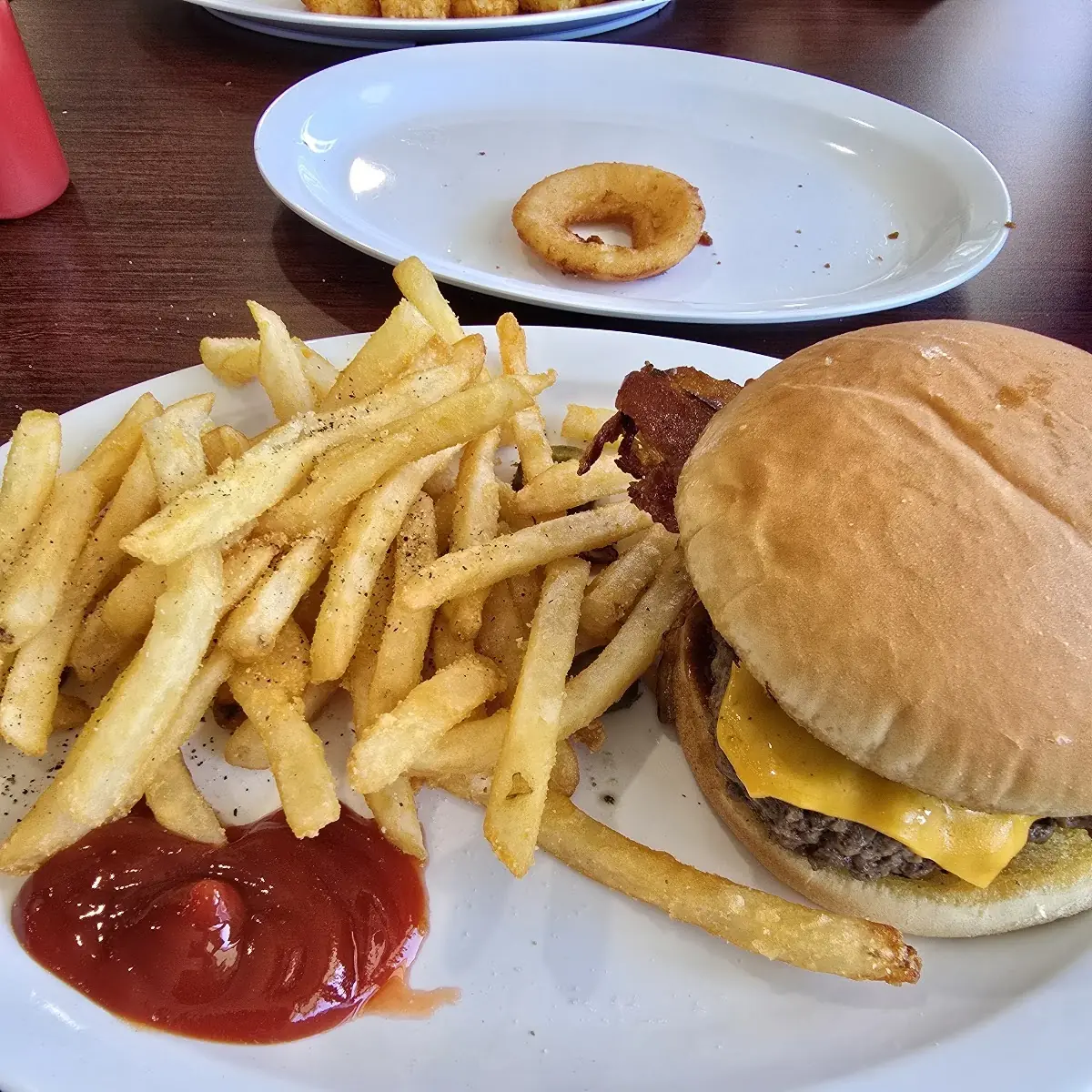 Burger and Fries