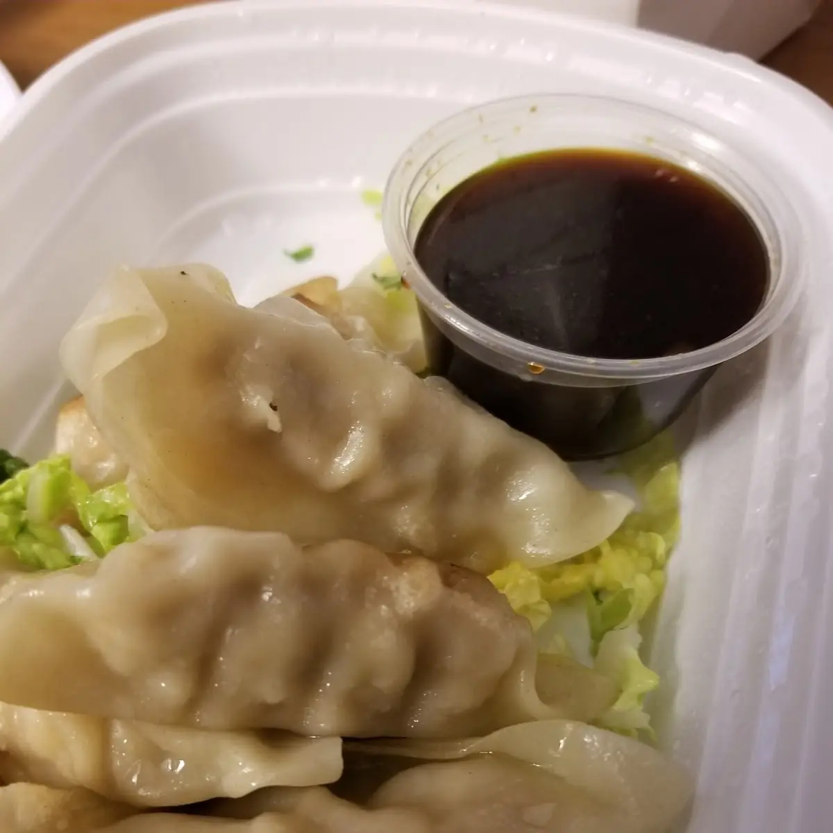 Fried Dumplings with Dipping Sauce