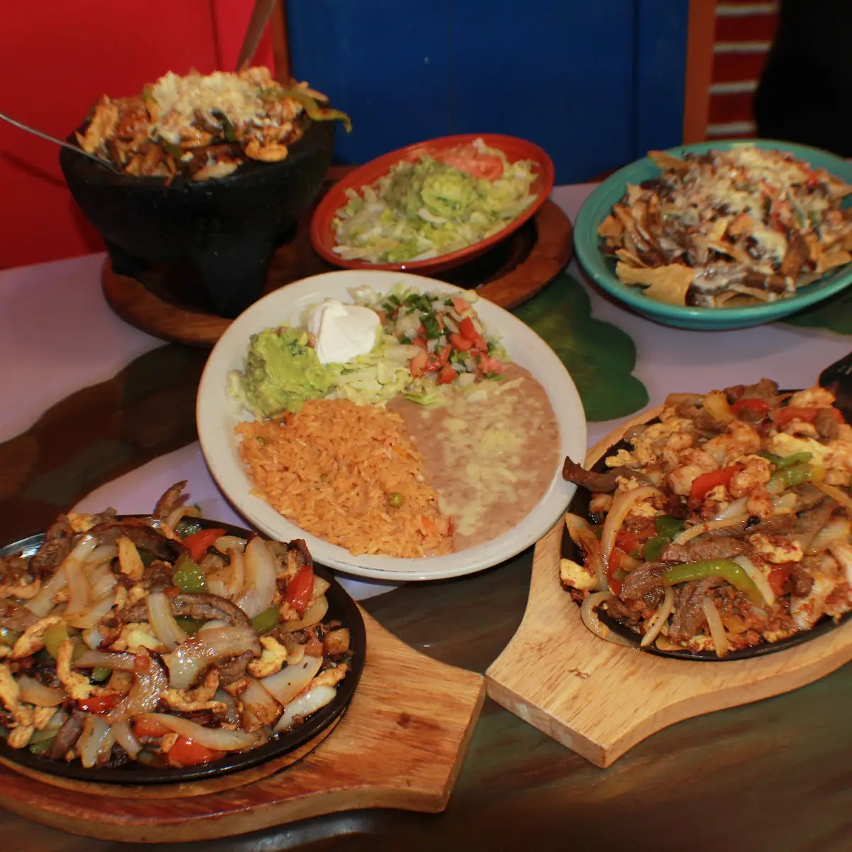 Steak and Chicken Fajitas