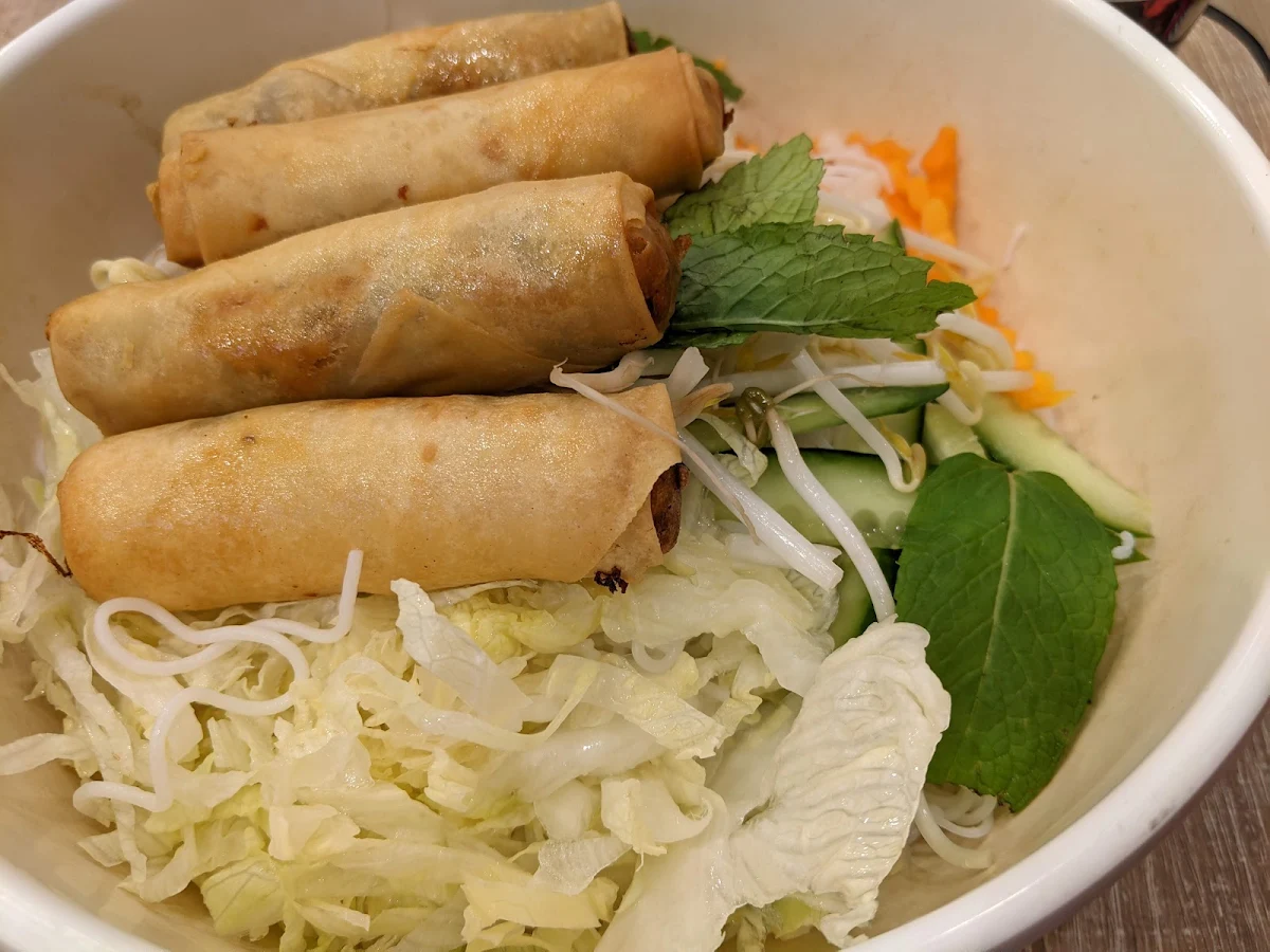 Vermicelli Salad with Spring Rolls, Pho Co Eastwood