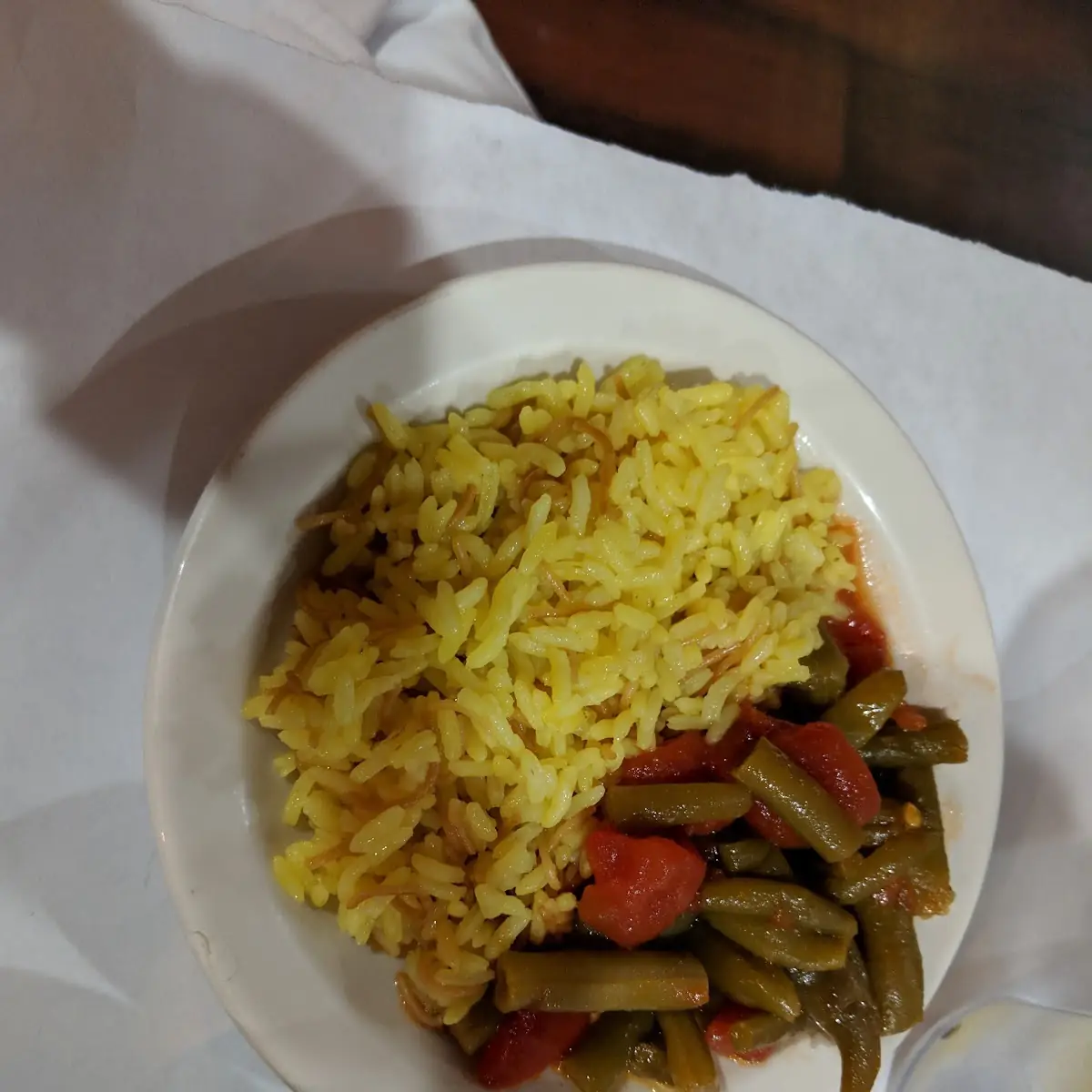 Rice and Green Beans