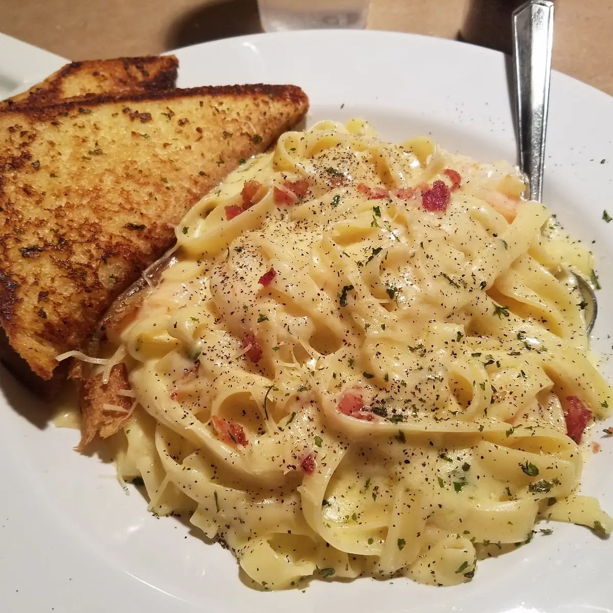 Fettuccine Alfredo with Shrimp