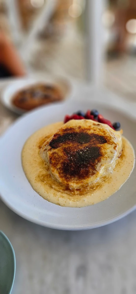 Creme Brulee Pancakes, Tarte Beach House