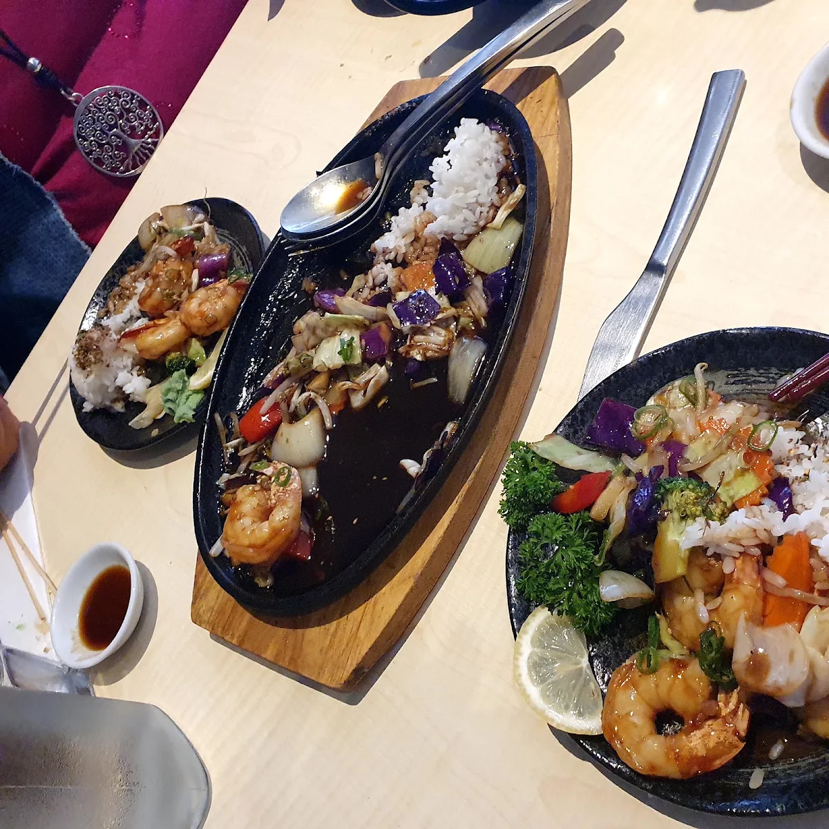 Prawn Teppenyaki, Miku Japanese Restaurant