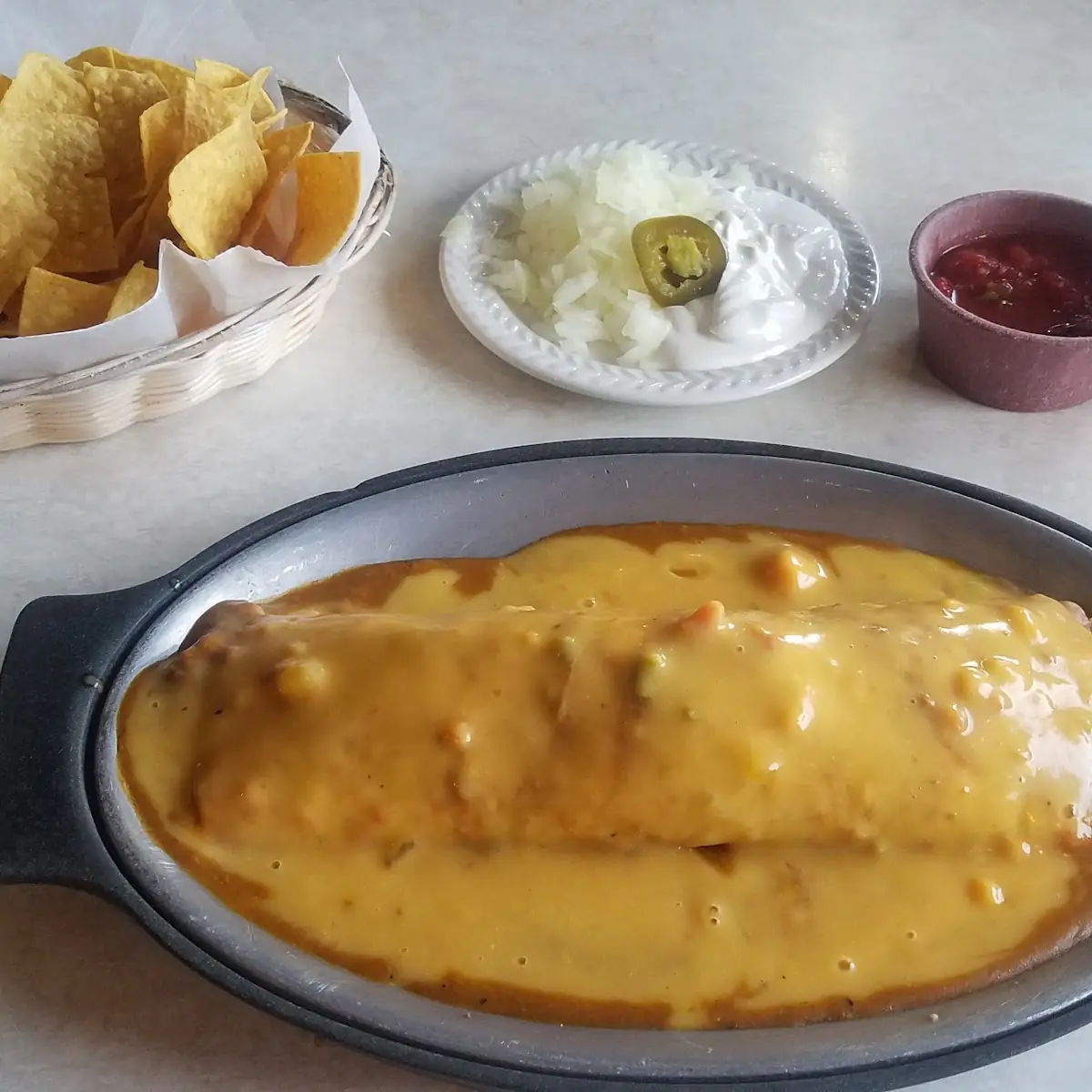 Beef and Bean Burrito 7