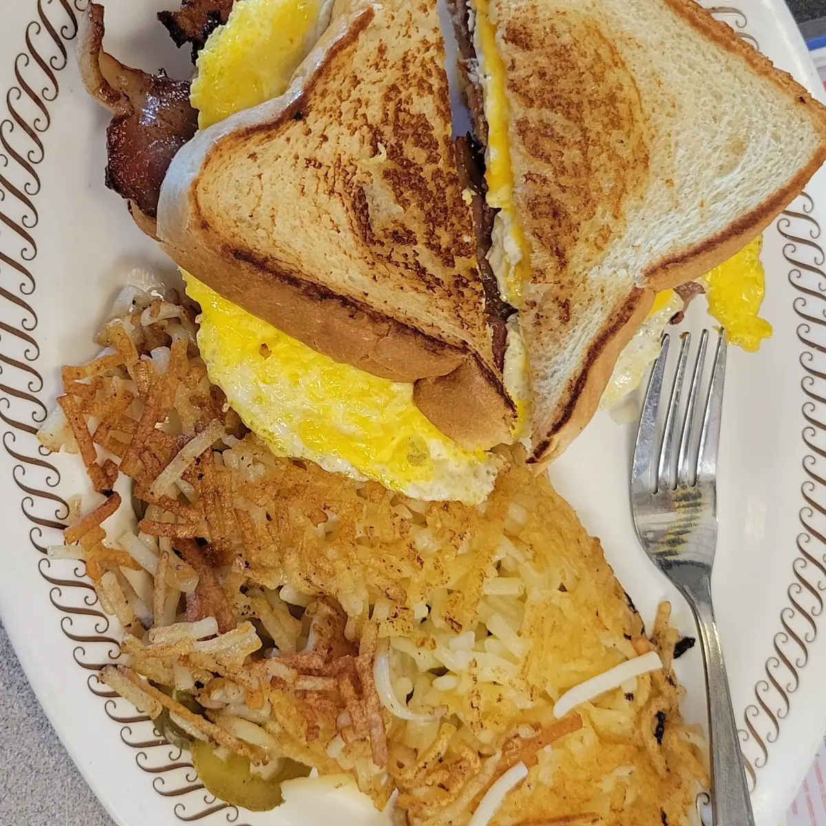 Texas Bacon Egg and Cheese