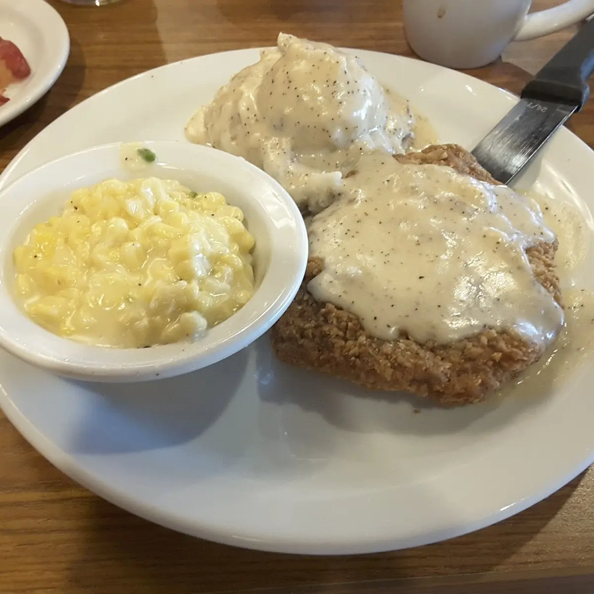 Country Fried Steak with Two Sides