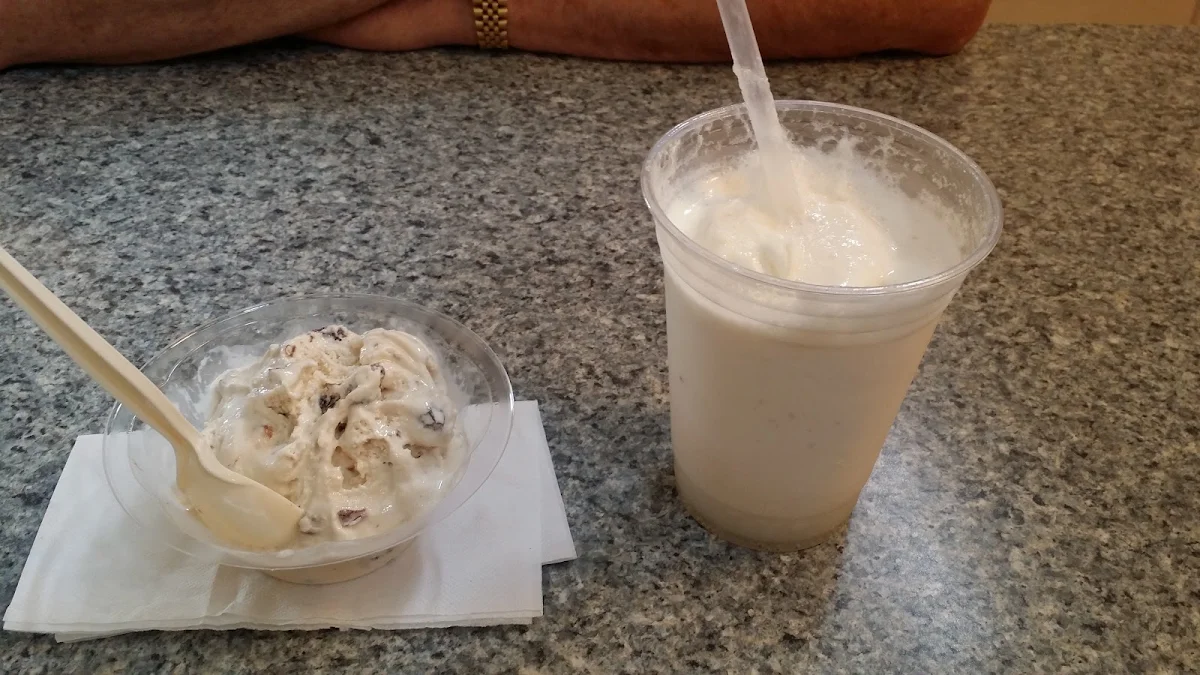Rum Raisin Ice Cream and Ginger Shake