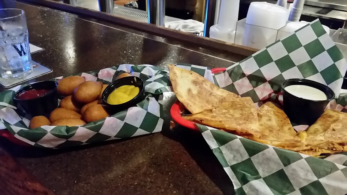 Corn Dog Nuggets and Quesadilla
