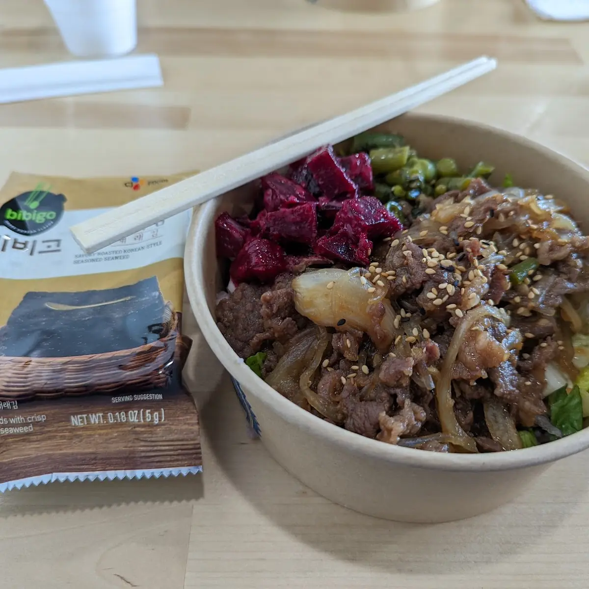 Bulgogi Beef with 7 Grain Rice and Seaweed Package