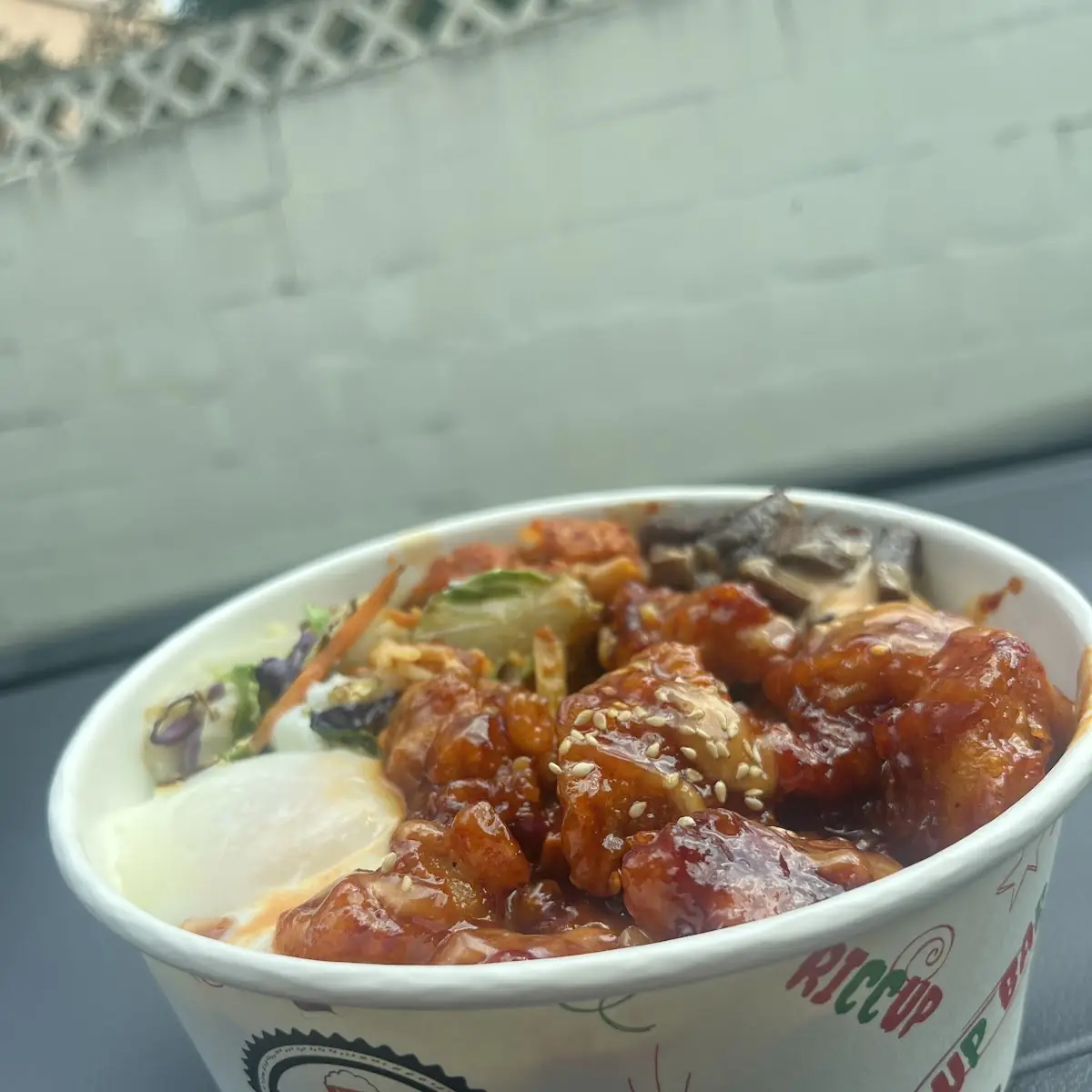 Korean Chicken with Sides