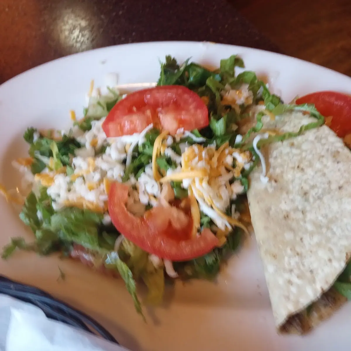Bean Tostada & Crunchy Beef Taco