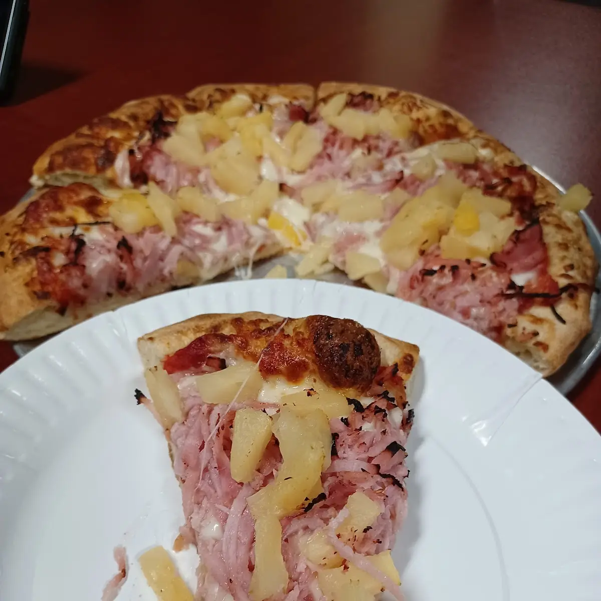 Pineapple Hawaiian Pizza