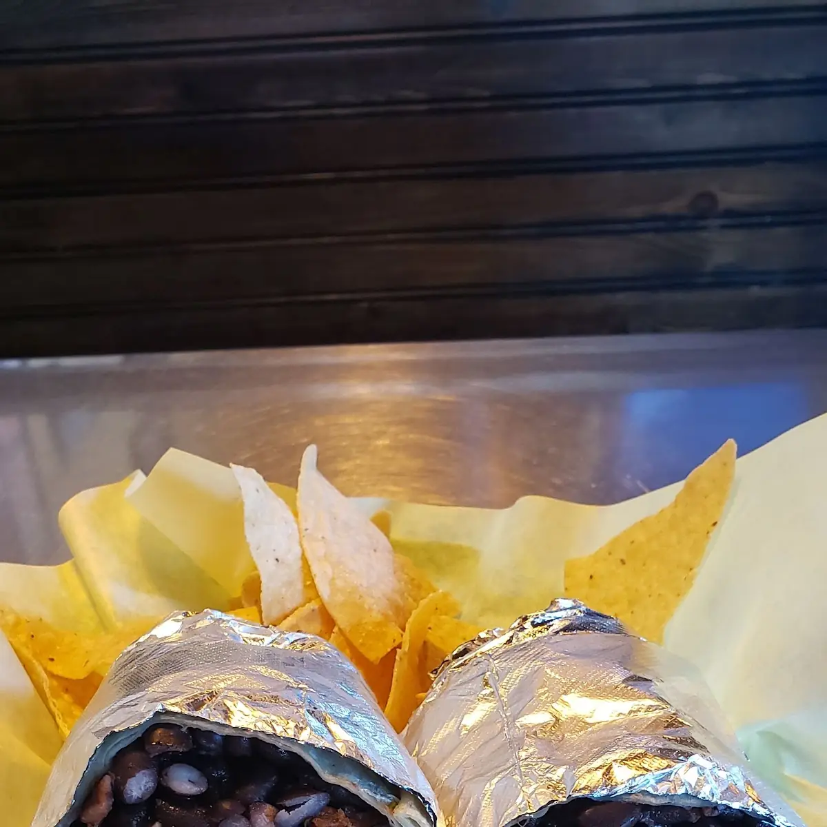 Asada and Grilled Chicken Burrito