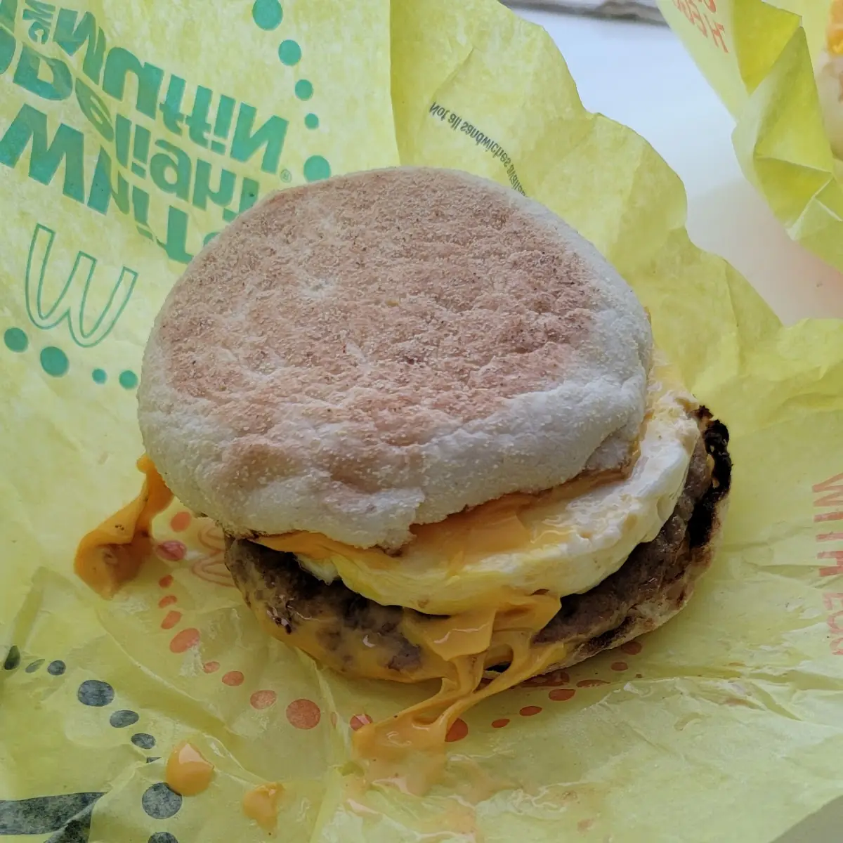 Sausage Mcmuffin with Egg