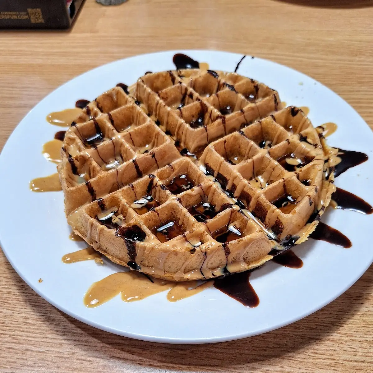 The Addy Peanut Butter & Chocolate Waffle
