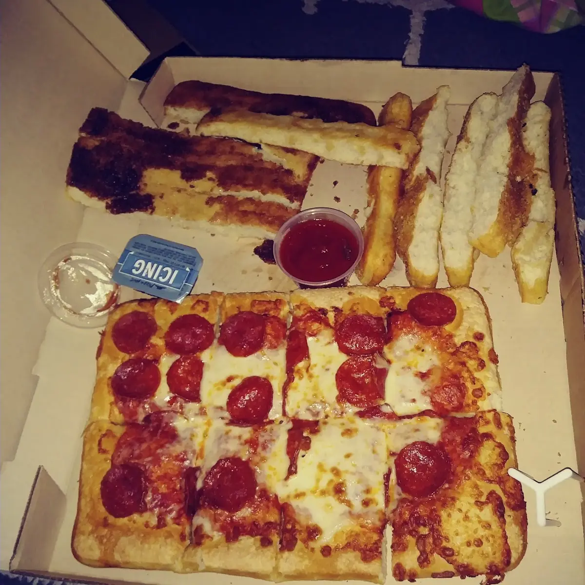 I Tried to Pull Apart Breadsticks Cinna Sticks Burnt