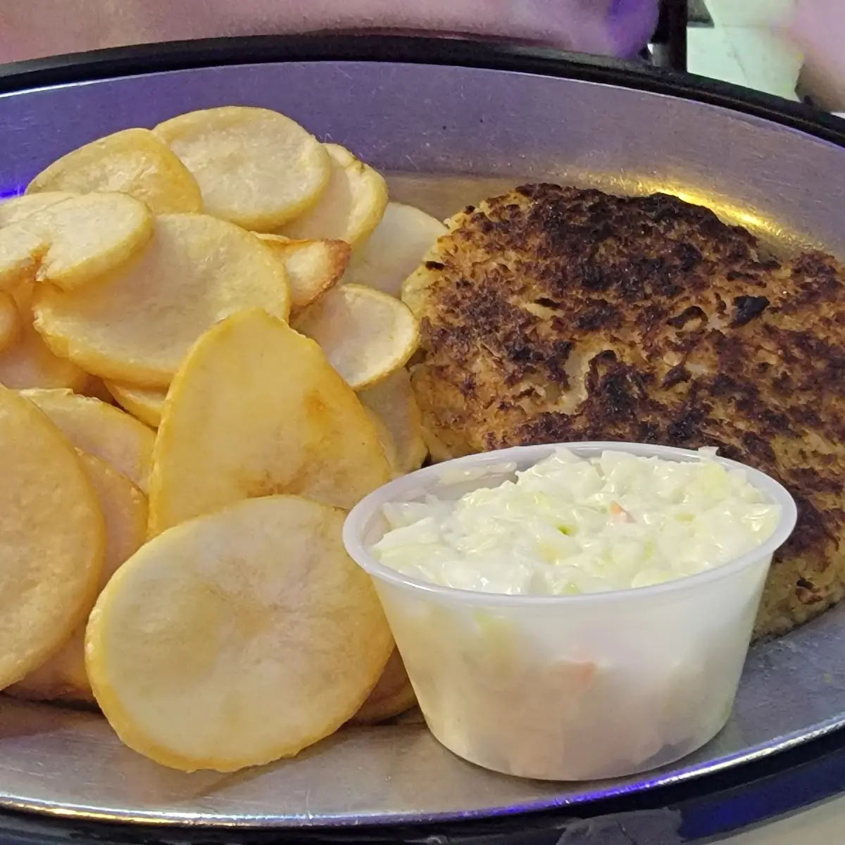 Fried Crab Cake Platter