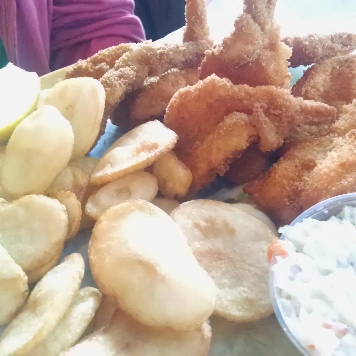 Fried Shrimp Platter 6 PC