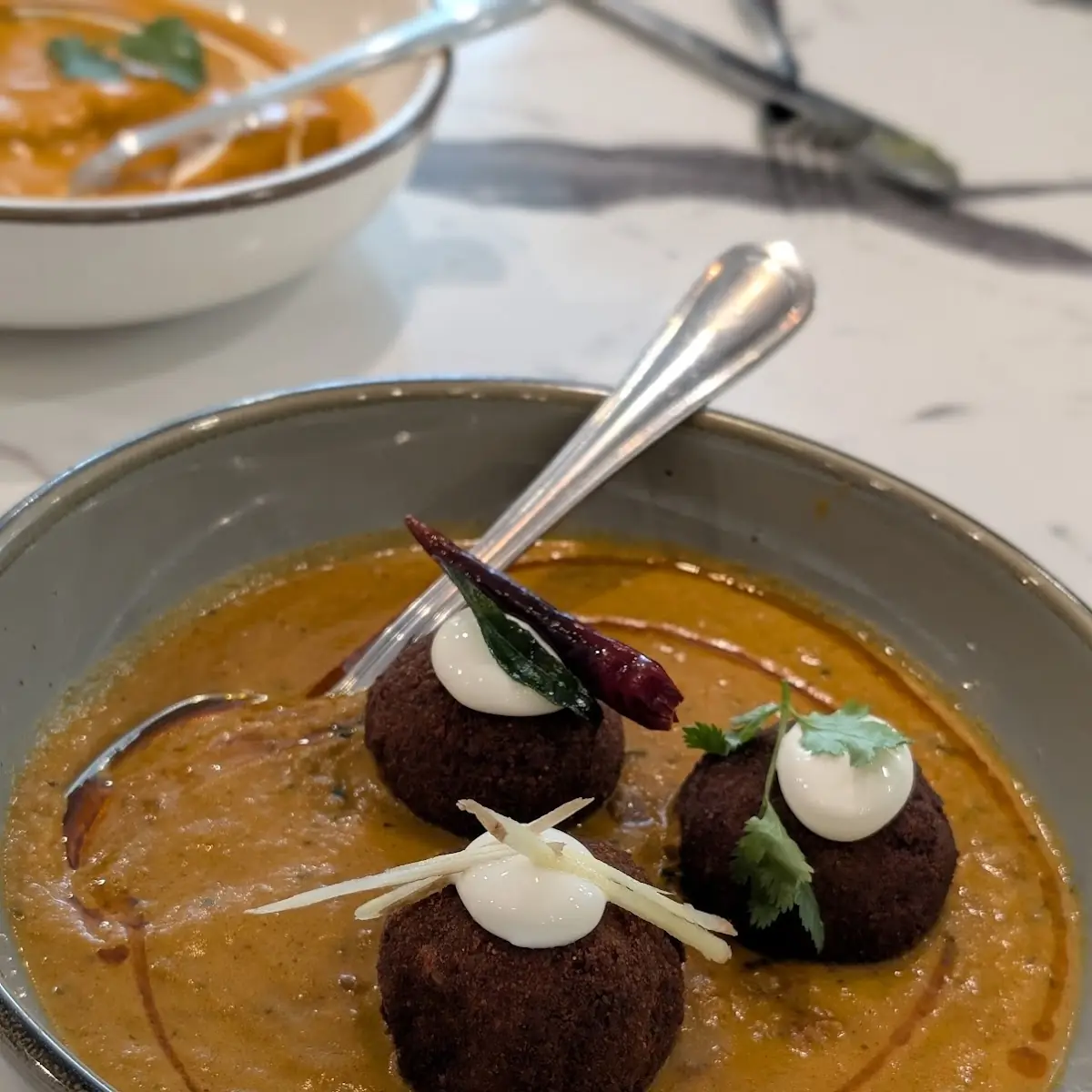 Creamy Kofta Curry with Bread