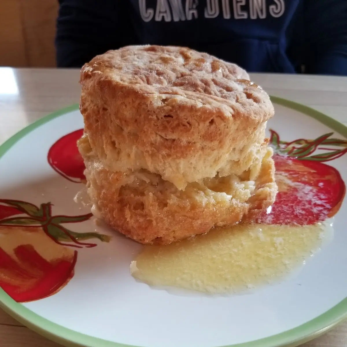 Easy Egg & Biscuit with Apple Butter