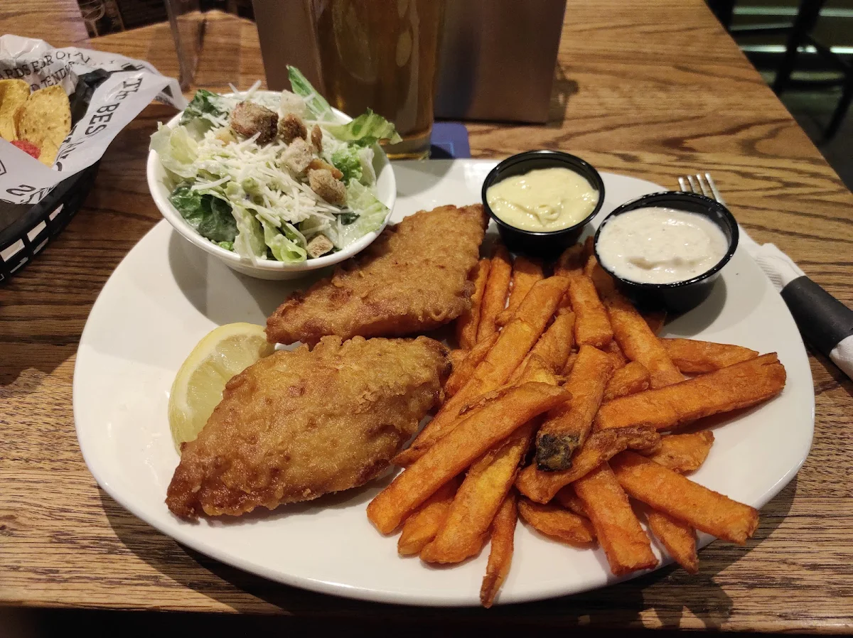 Fish and Chips, The Flats Eatery + Drink