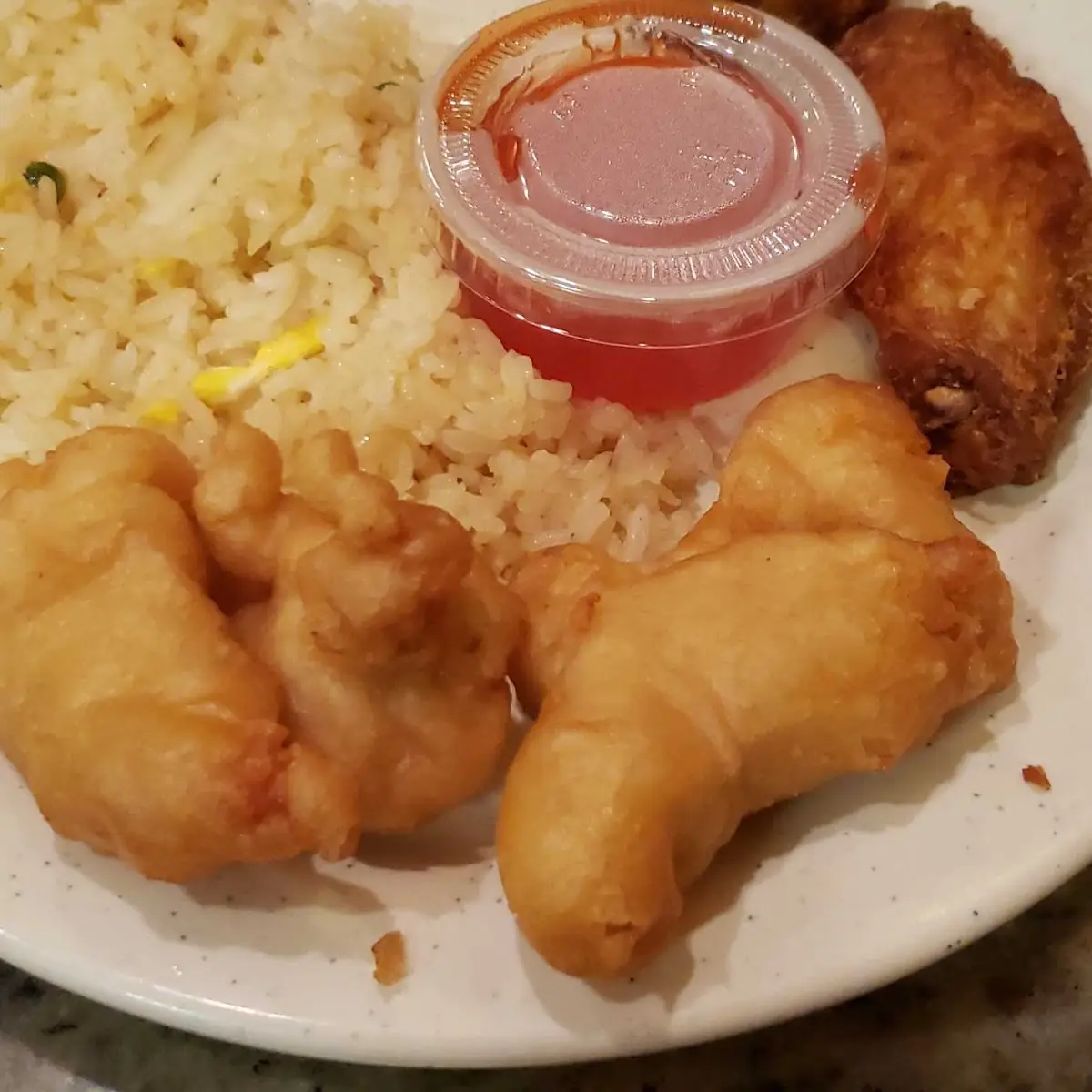 Fried Rice Sweet Sour Chicken